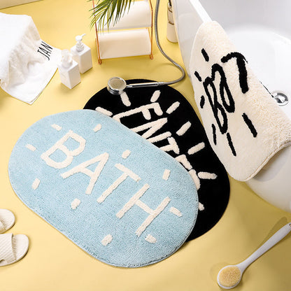 "BATH" Water-Absorbent Floor Mat