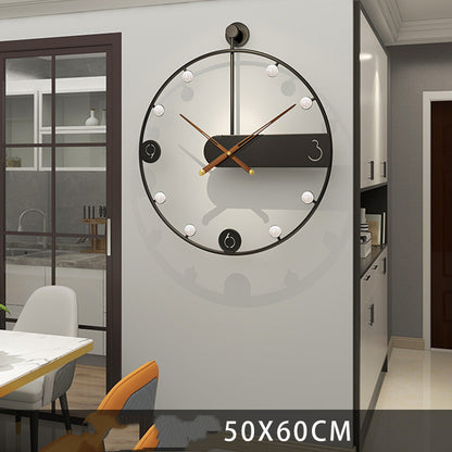 Iron Living Room Decorative Clock