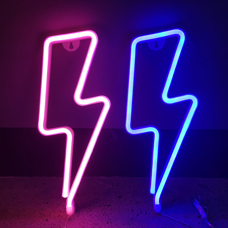 Bed Room Decoration Lightning Bolt Light