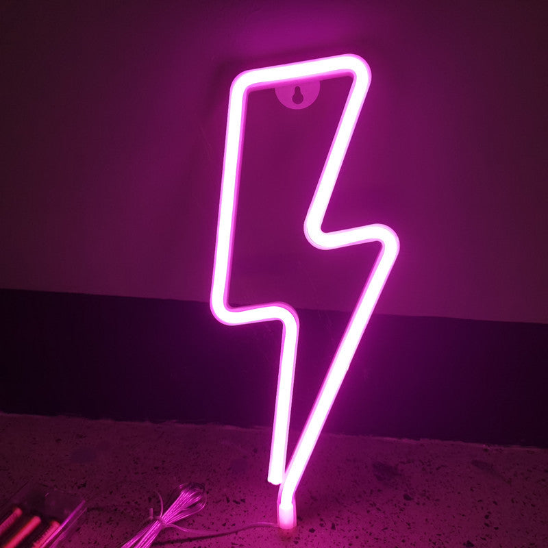 Bed Room Decoration Lightning Bolt Light