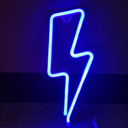 Bed Room Decoration Lightning Bolt Light