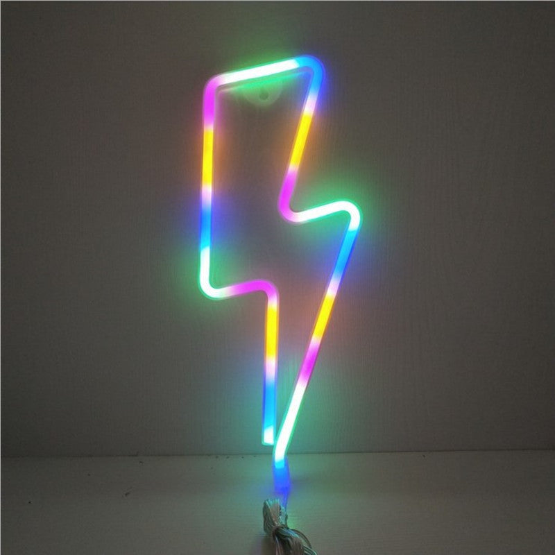 Bed Room Decoration Lightning Bolt Light