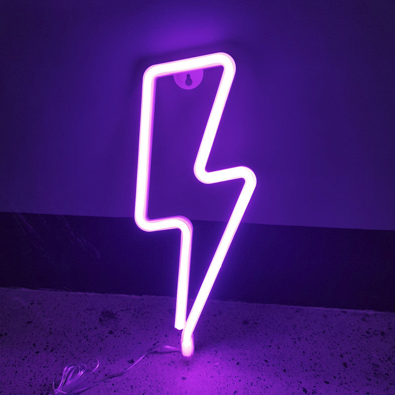 Bed Room Decoration Lightning Bolt Light