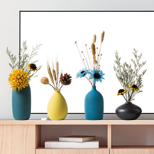 Creative Matte Color Ceramic Vases