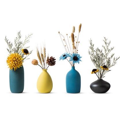 Creative Matte Color Ceramic Vases