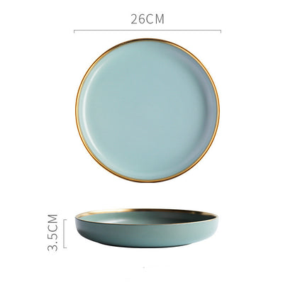 Simple single color ceramic dishes