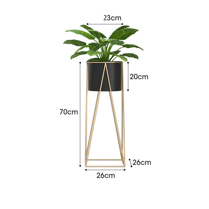 Standing Wood Flower Pot