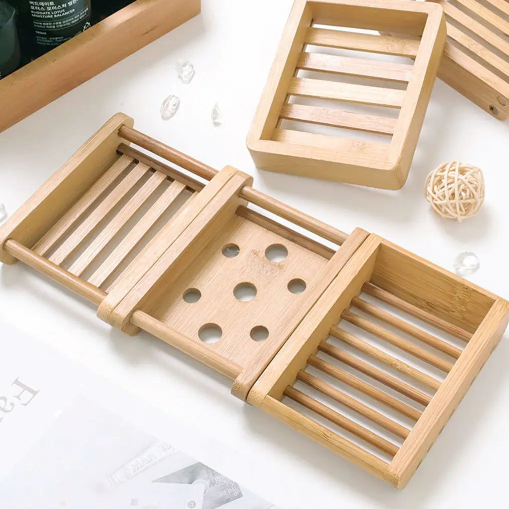 Wooden Bamboo Soap Dish