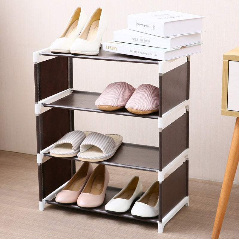 Minimalistic Fabric Shoe Rack