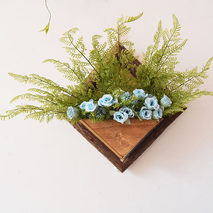 Vintage Wood Floral Wall Hangings