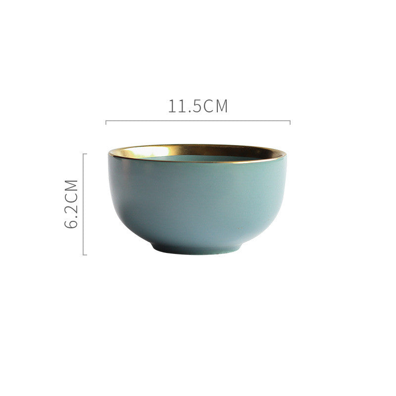 Simple single color ceramic dishes