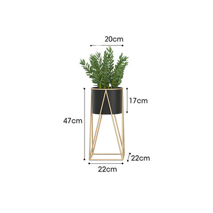 Standing Wood Flower Pot