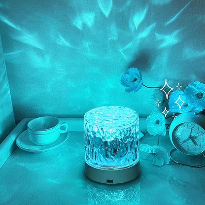 Crystal Lamp Water Ripple Projector Night Light