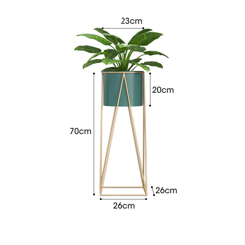 Standing Wood Flower Pot