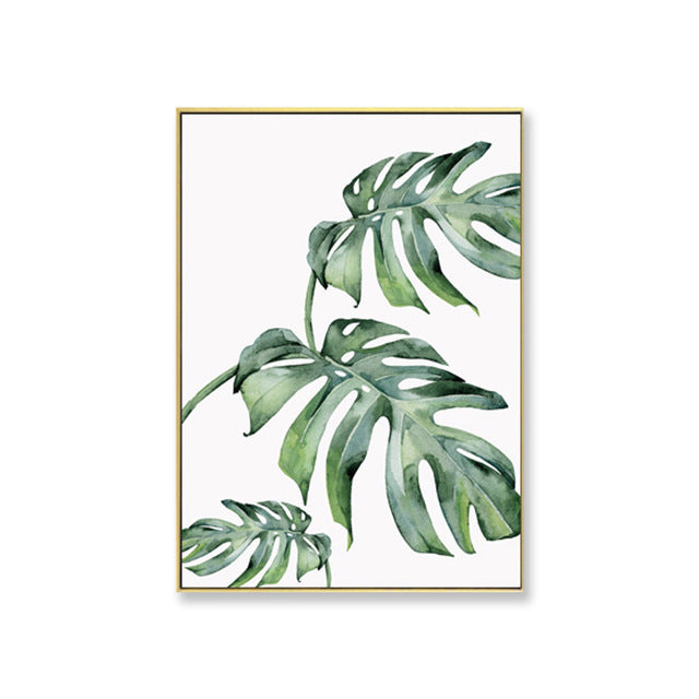 Green Plant Canvas Painting