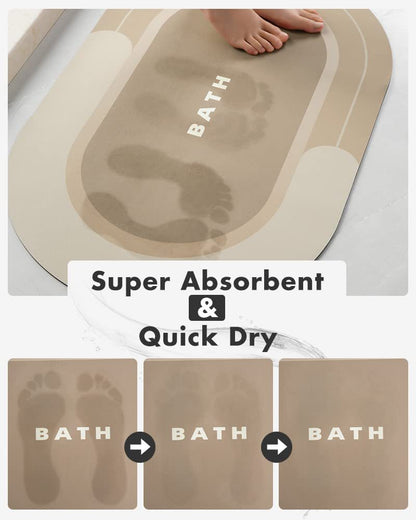 Bathroom Absorbent Quick Dry Floor Mat