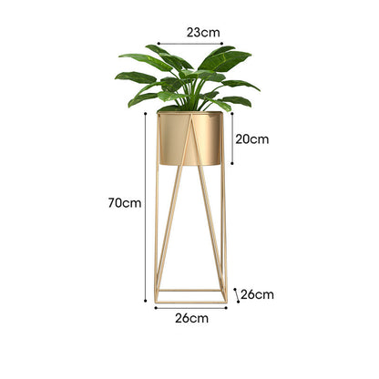 Standing Wood Flower Pot