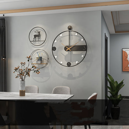 Iron Living Room Decorative Clock