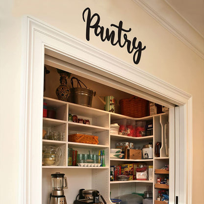 "Pantry" Metal Wall Decoration