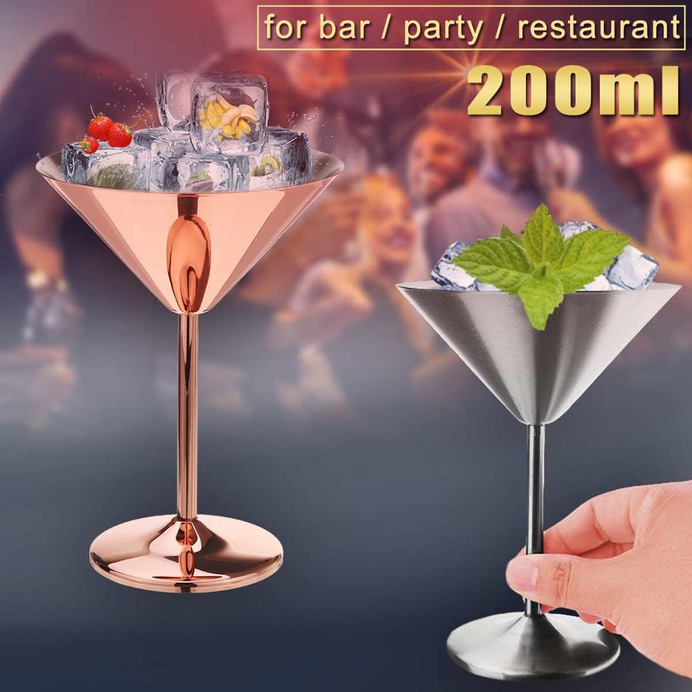 200ml Stainless Steel Martini Cup