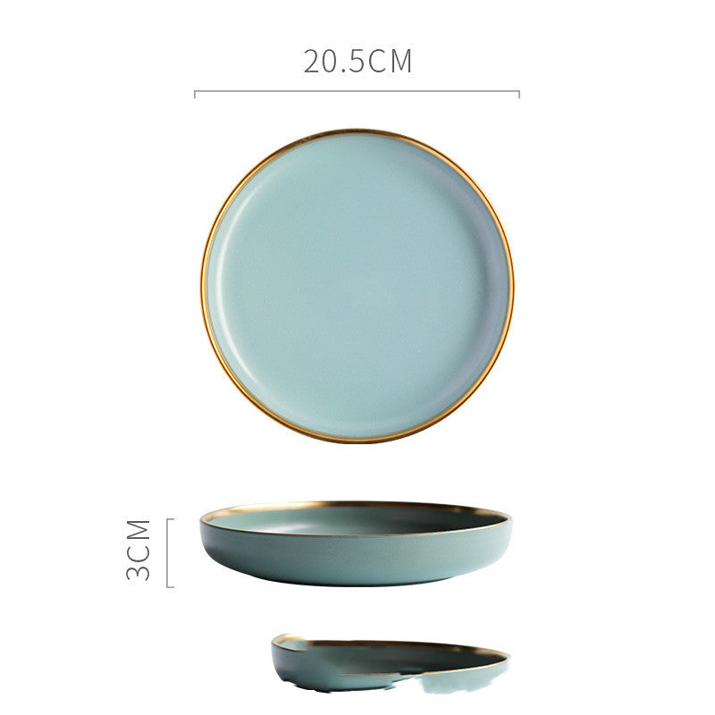 Simple single color ceramic dishes