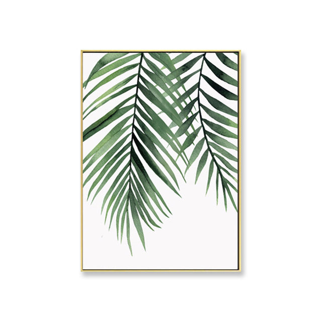 Green Plant Canvas Painting