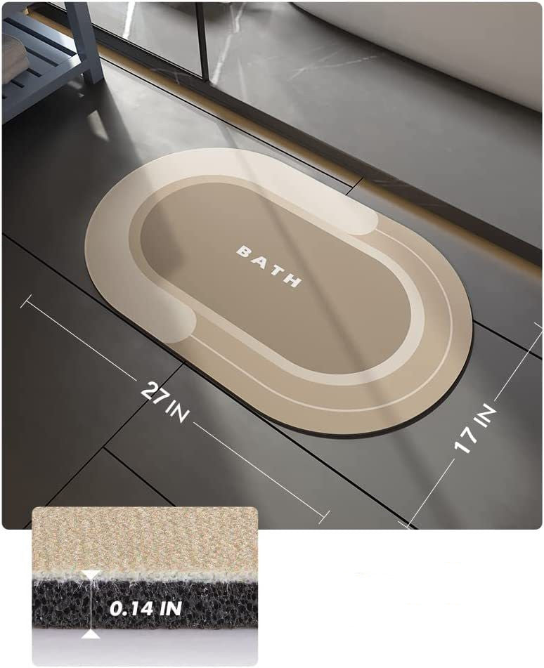 Bathroom Absorbent Quick Dry Floor Mat