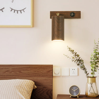 Wood Simplistic Bedroom sconces