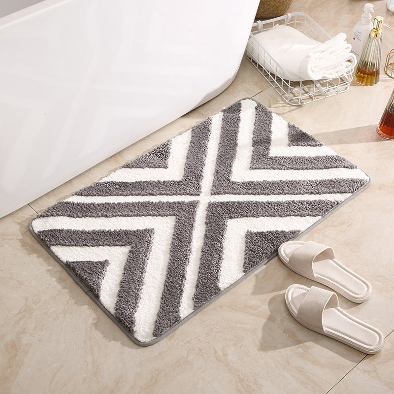 Tufted Bathroom Carpet Door Mat