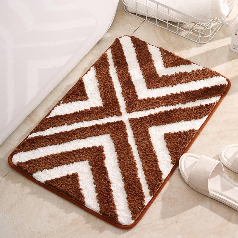 Tufted Bathroom Carpet Door Mat