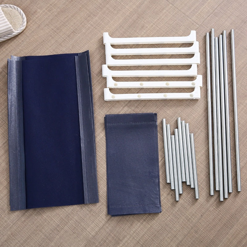 Minimalistic Fabric Shoe Rack