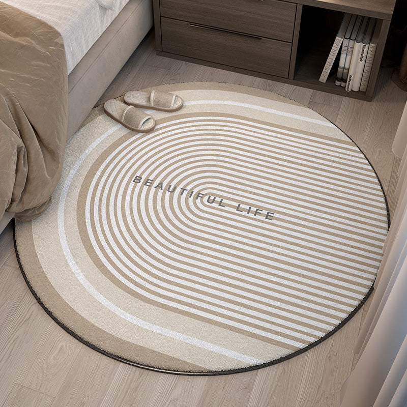 Round Bed Side Carpet