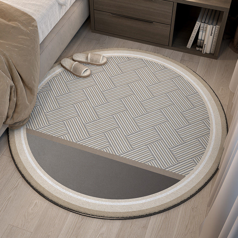 Round Bed Side Carpet