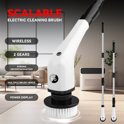 Electric Household Multi-functional 7-in-1 Toilet Bathroom Cleaning Brush