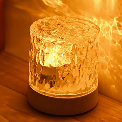 Crystal Lamp Water Ripple Projector Night Light