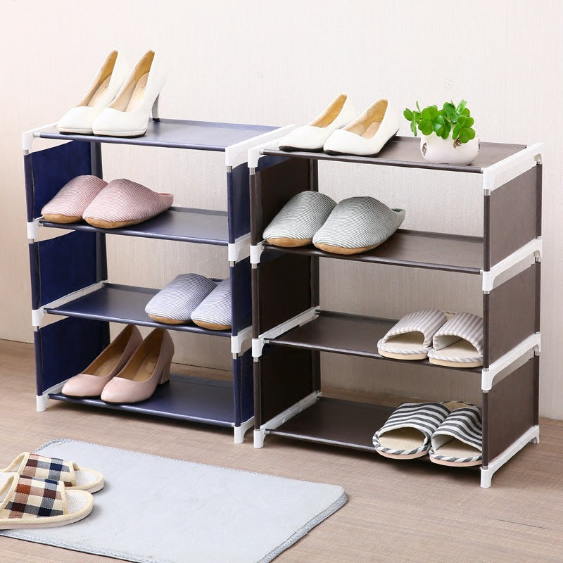 Minimalistic Fabric Shoe Rack